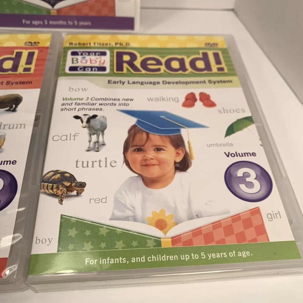 Your Baby Can Read! Vol 1-3 DVDs + Starter/Review - Reading‎ Phonics Home